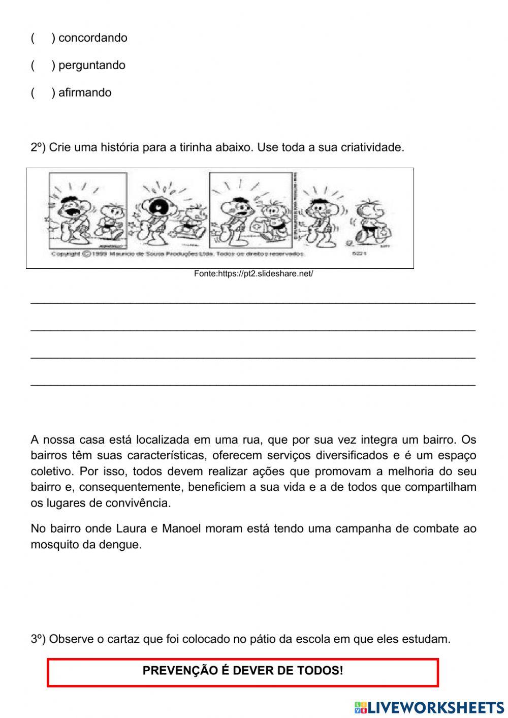 Exercício Interdisciplinar