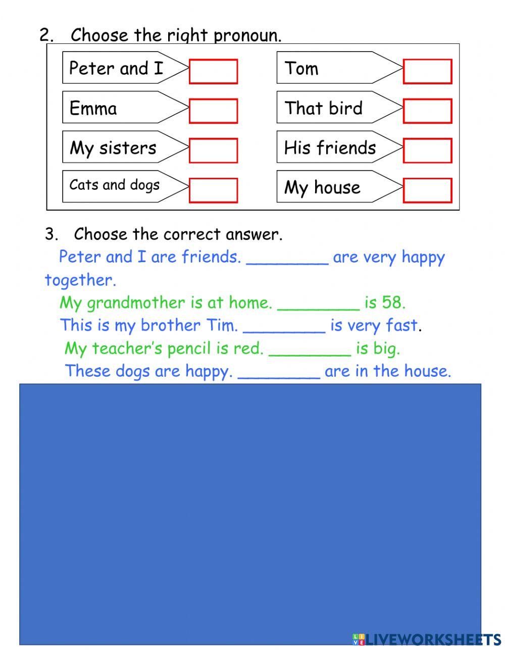 Pronounce and am is are