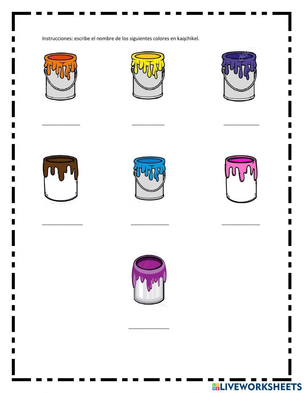 Colores y Pronombres en kaqchikel