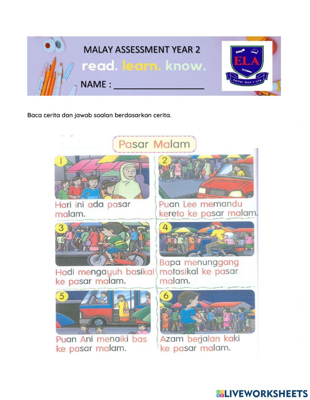 Malay assessment year 2