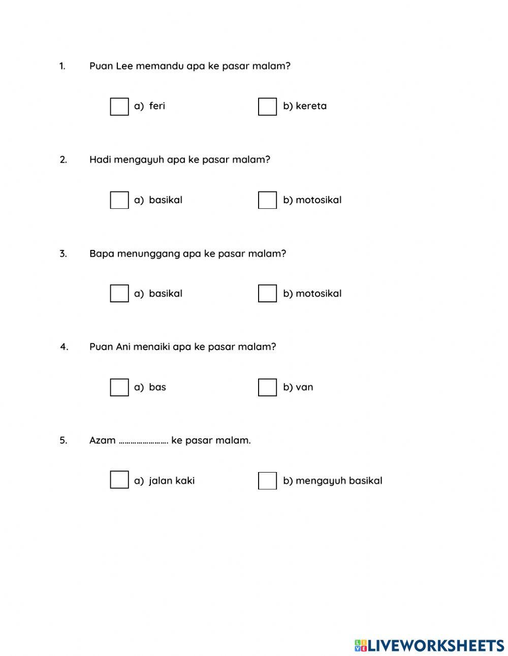 Malay assessment year 2