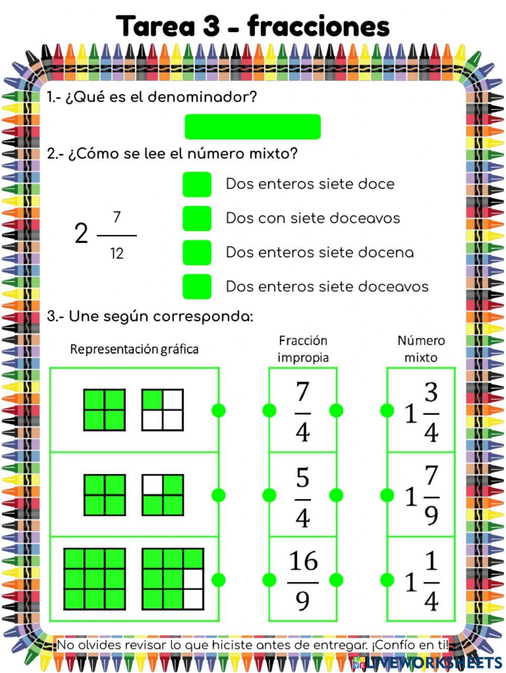 Fraccionando en casa nº3