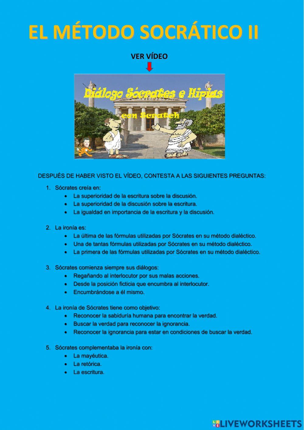 El Método Socrático II