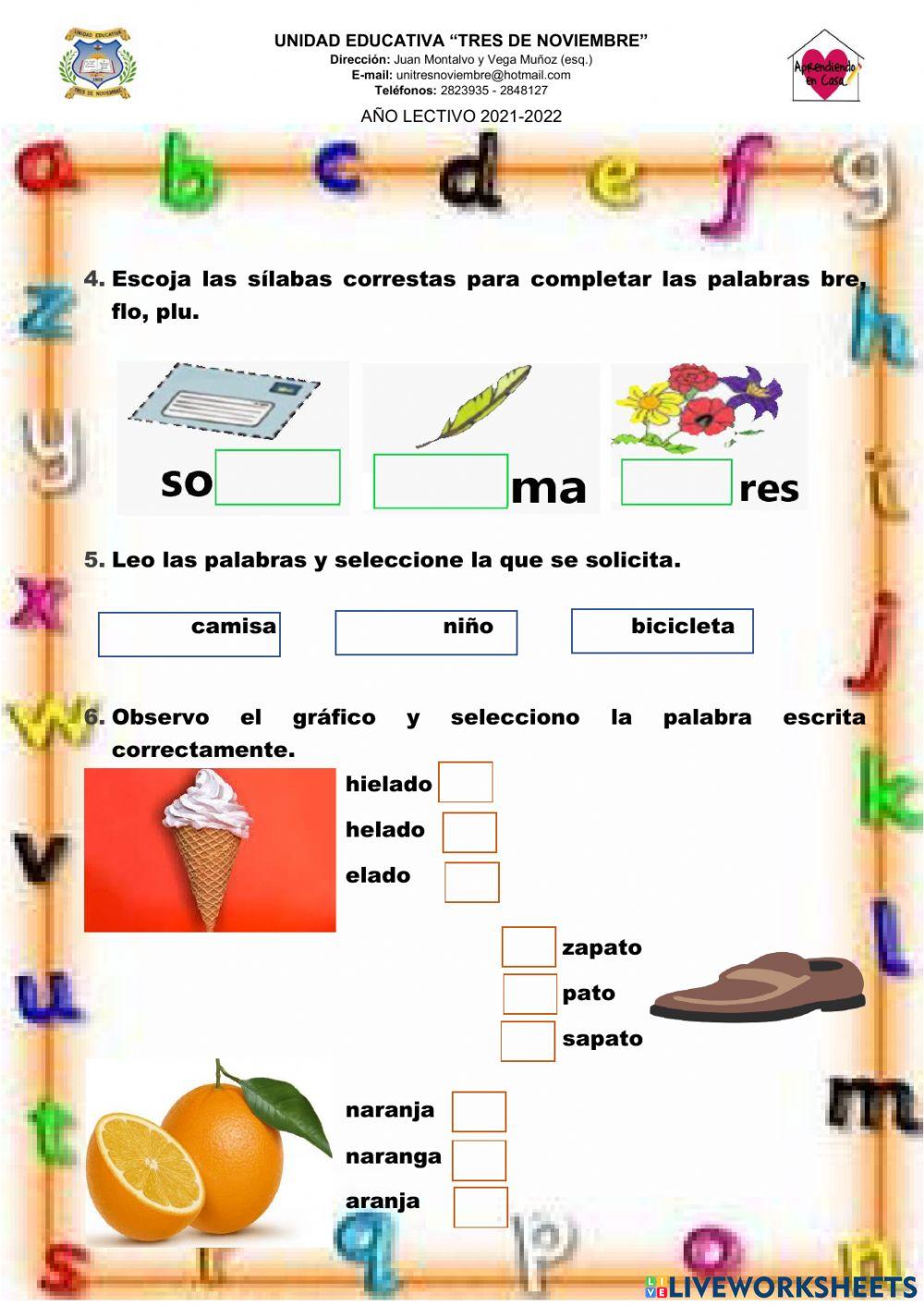Prueba de diagnóstico de Lengua y Literatura