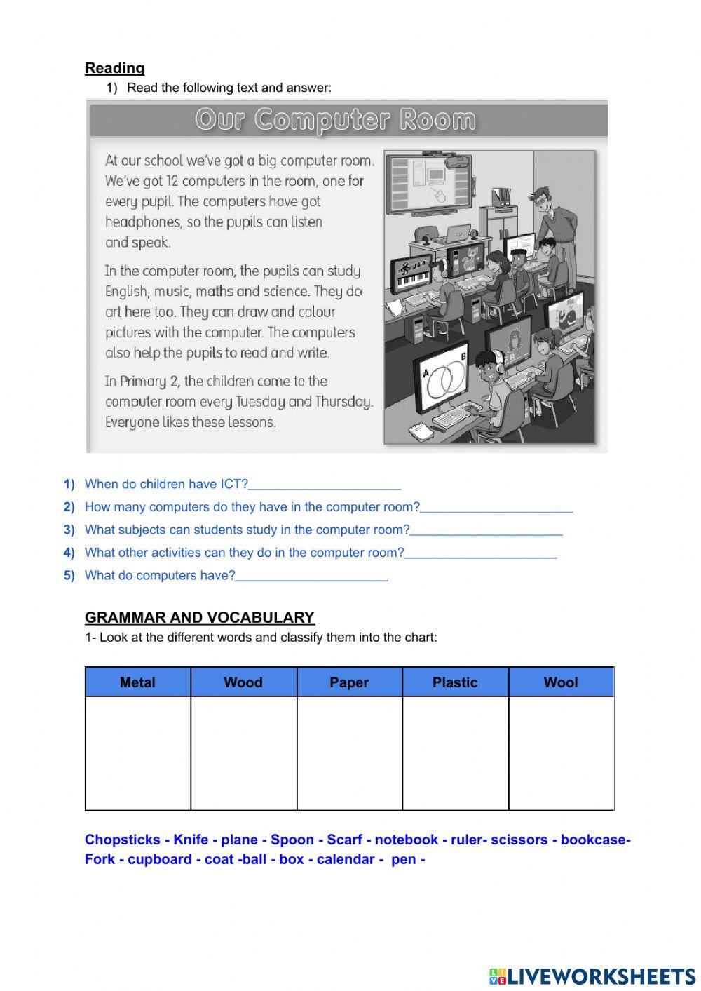 Test Unit 4 Discover 3 worksheet Live Worksheets