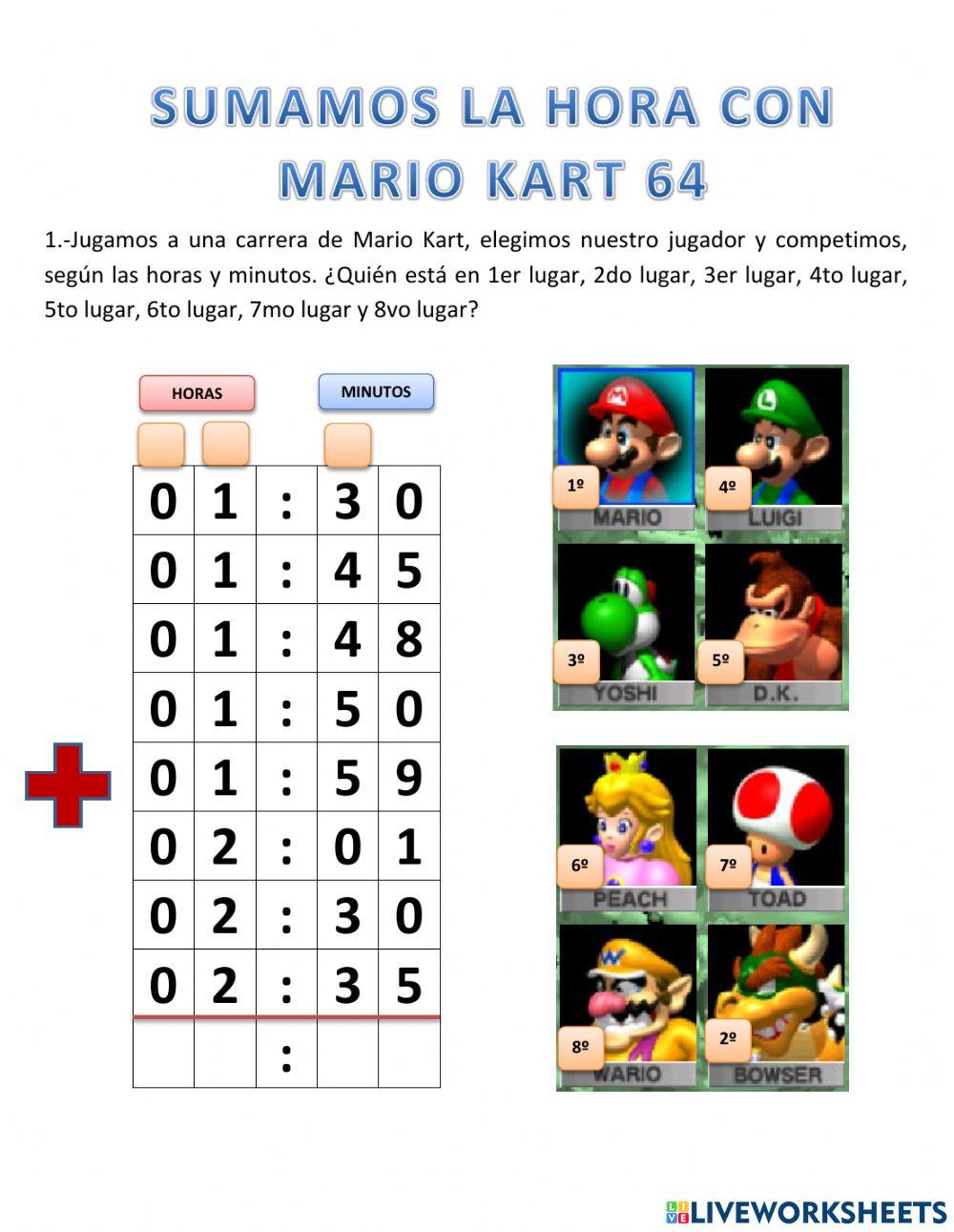 Sumas y restas con la hora