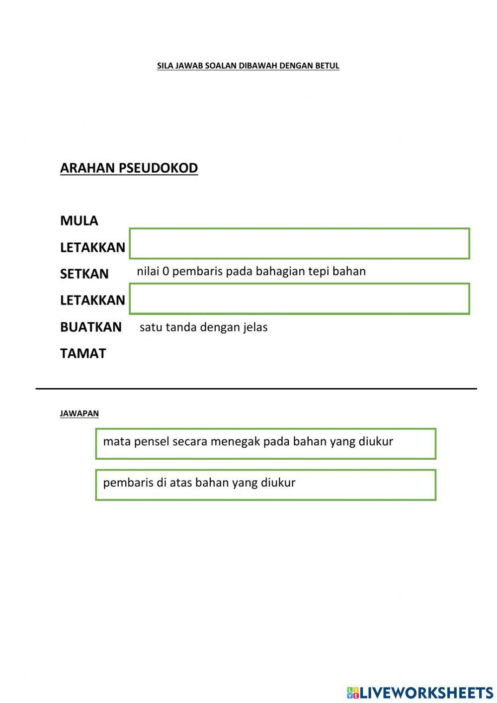 Reka bentuk pengaturcaraan tahun 4