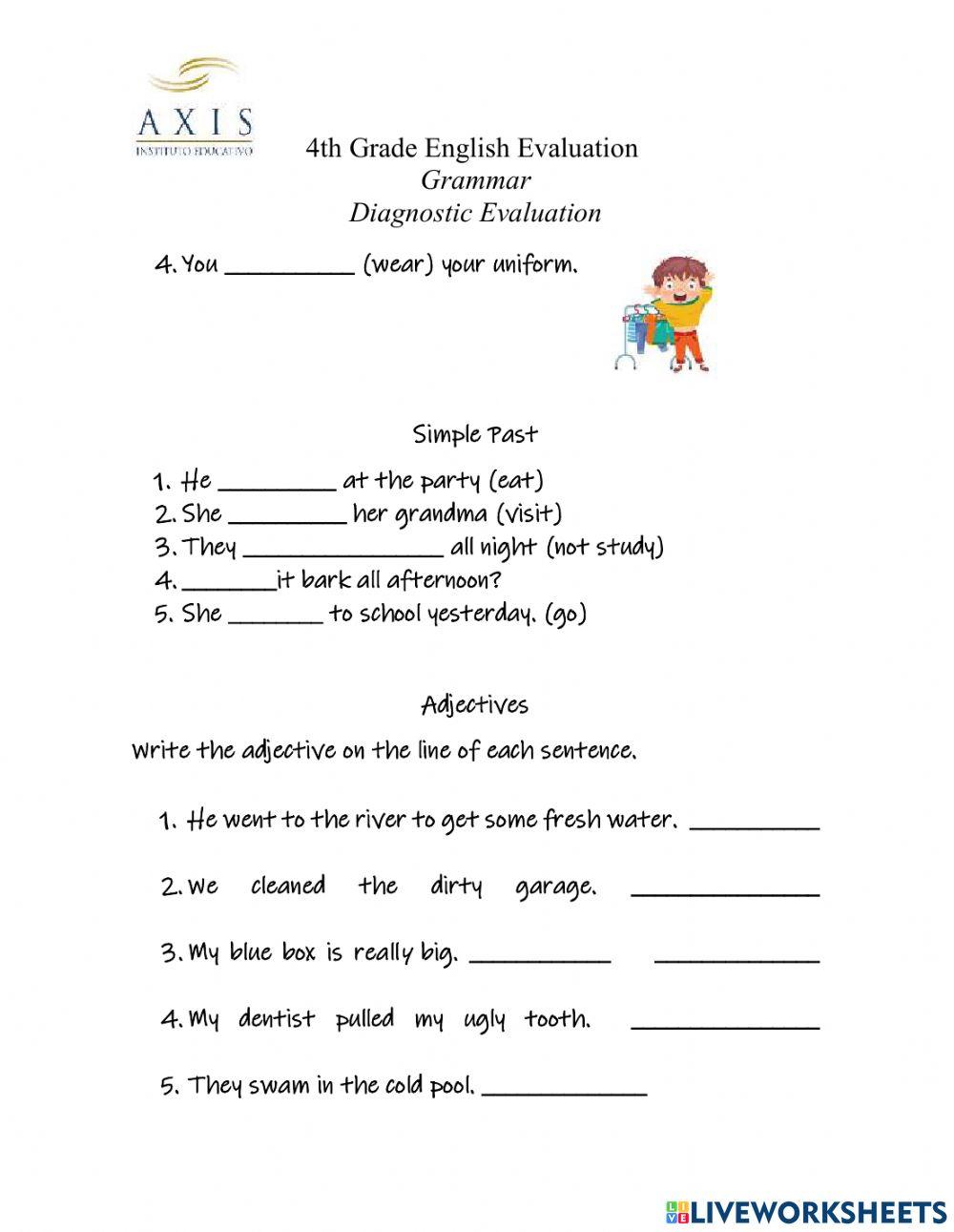 Grammar Diagnostic Evaluation