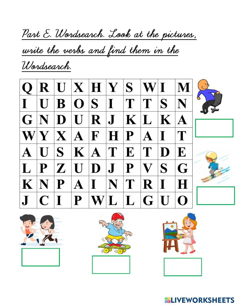 Review. Verb with -ing