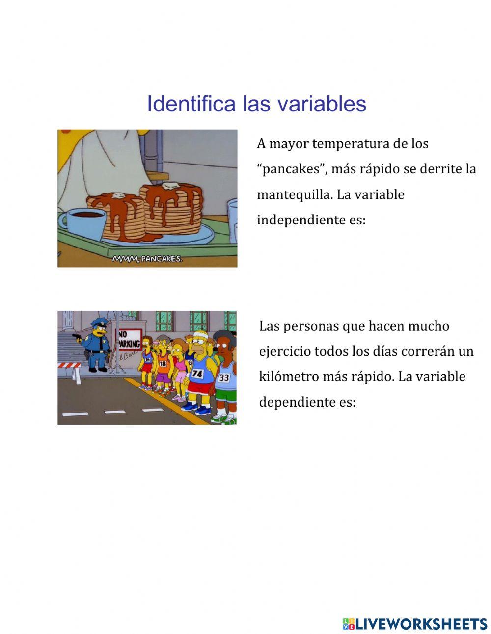 Variables en un experimento