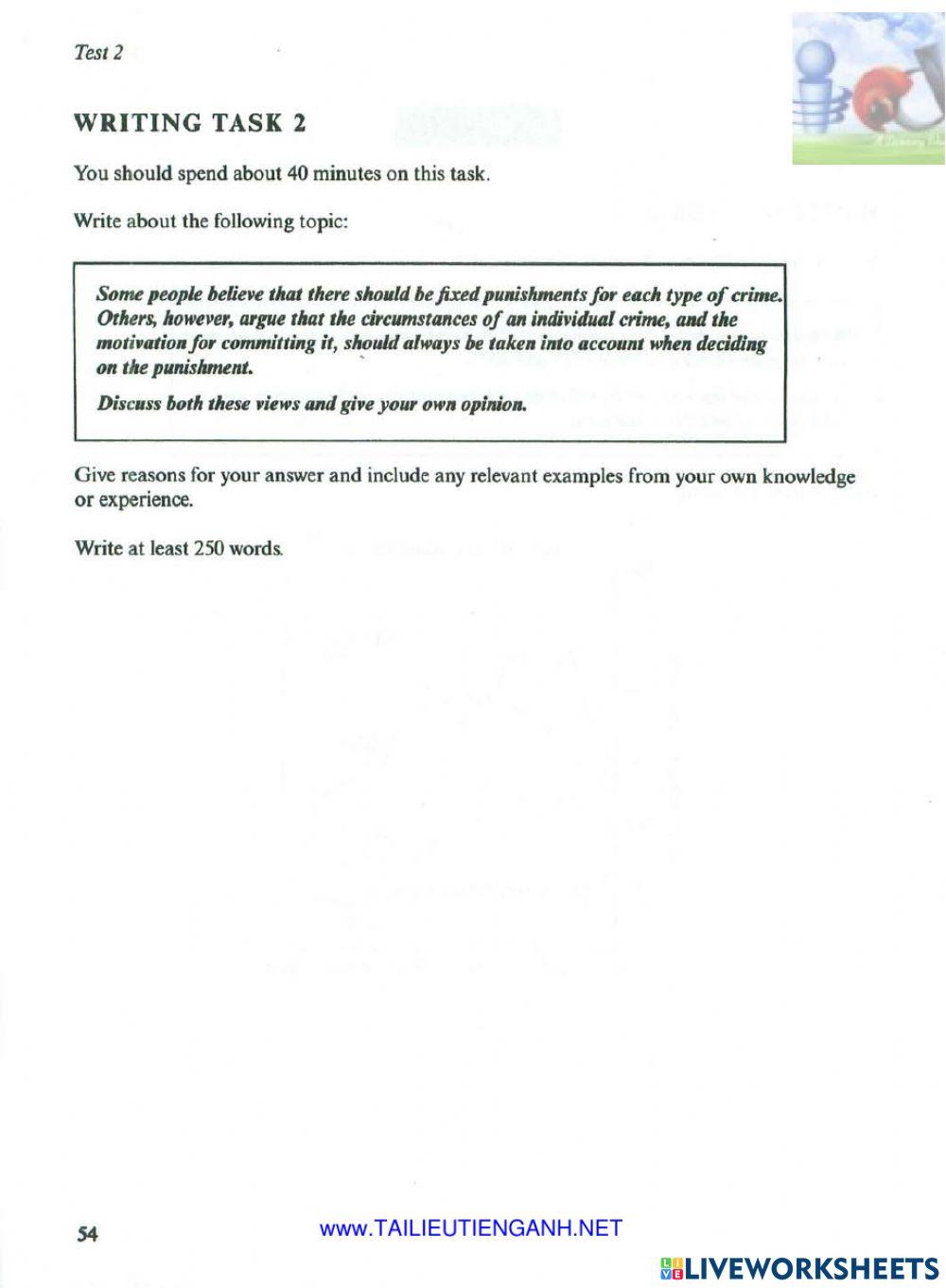 IELTS - Writing Essay