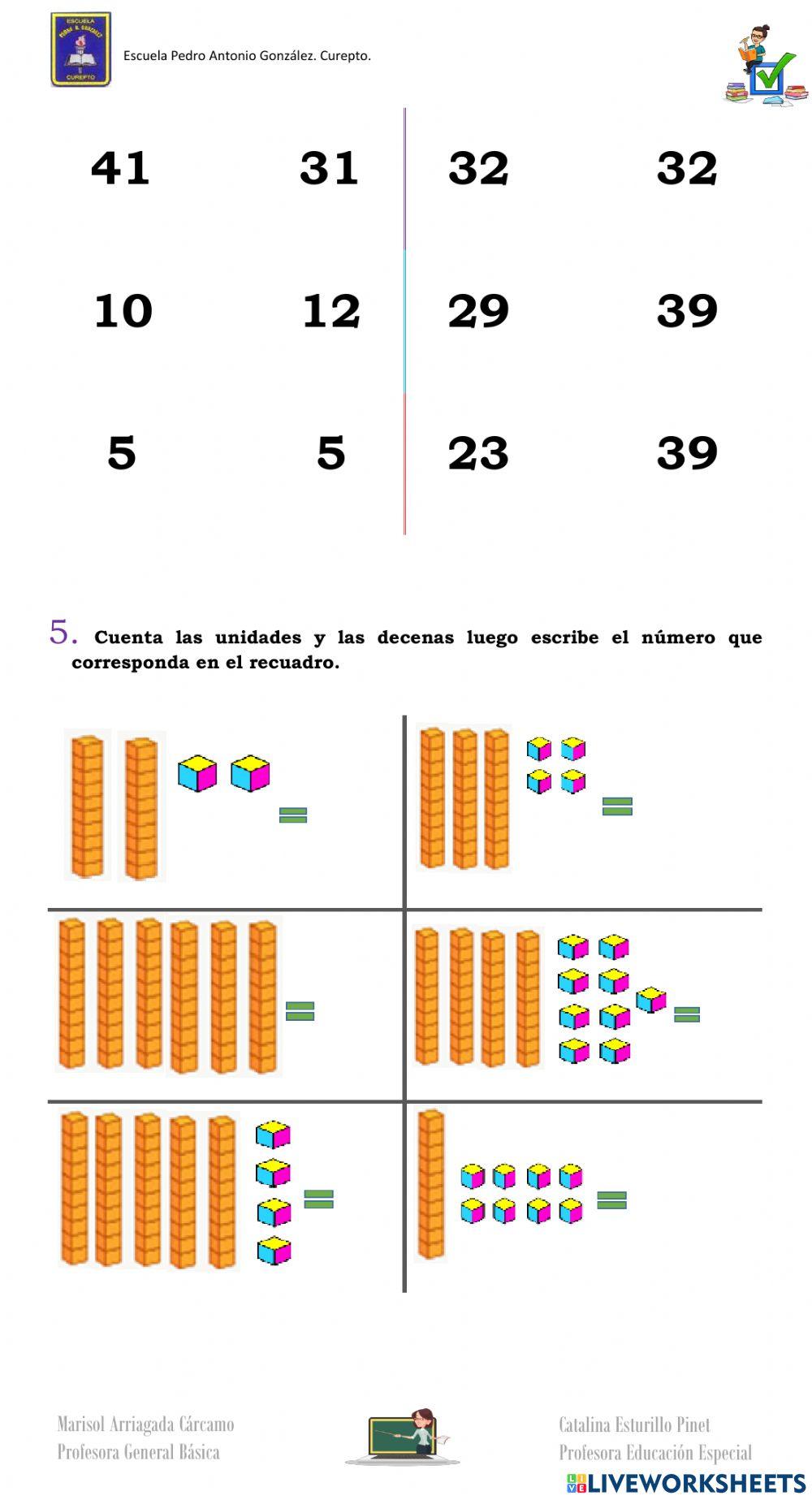 Repaso para evaluación 1º