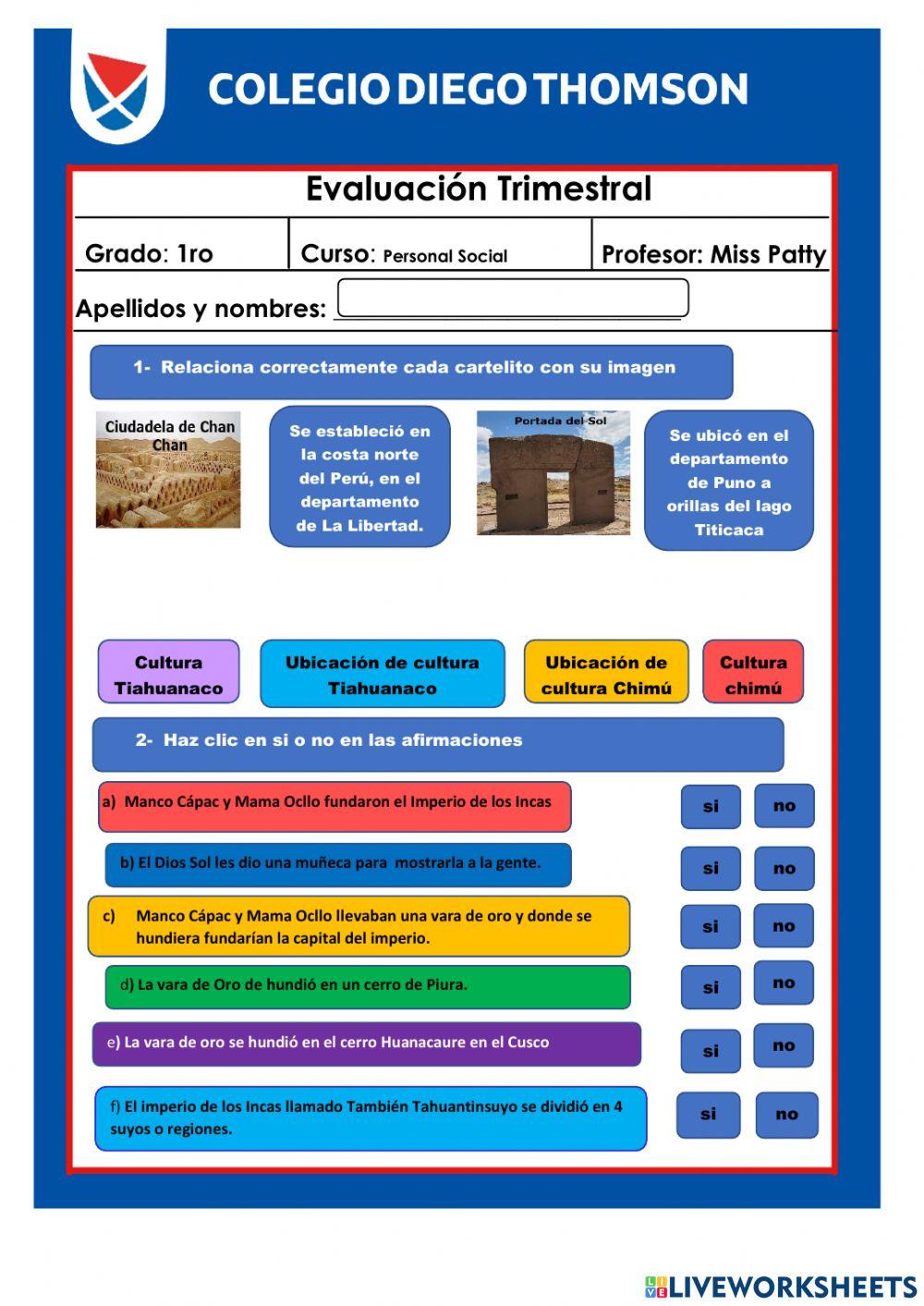 Evaluación de Personal Social