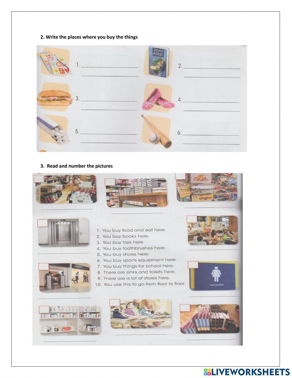 INGLÉS- Test review 4th grade. Agosto