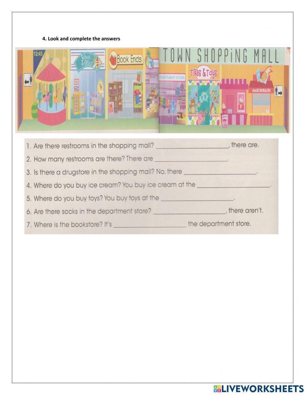 INGLÉS- Test review 4th grade. Agosto