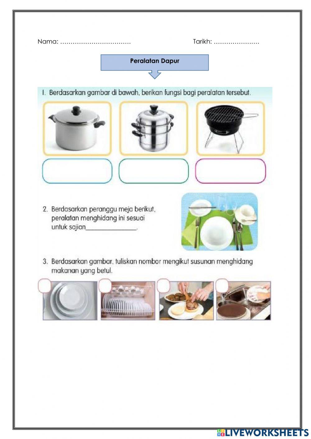 Peralatan Dapur Peralatan Dapur