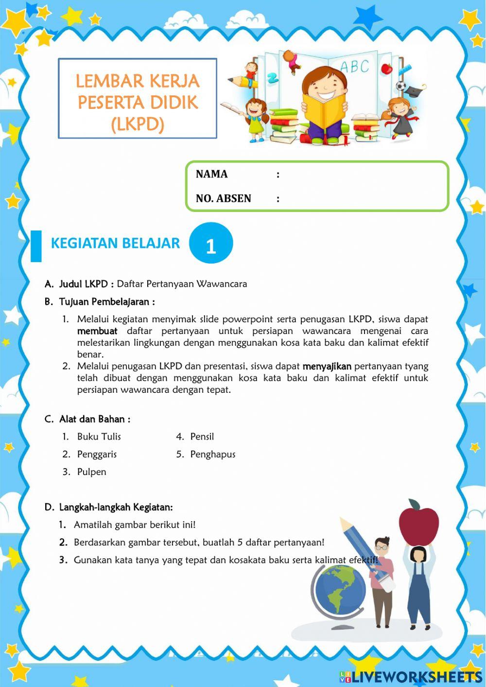 Pertanyaan wawancara