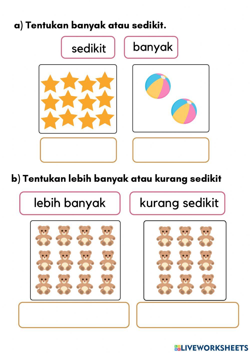 Mengenal objek online activity | Live Worksheets