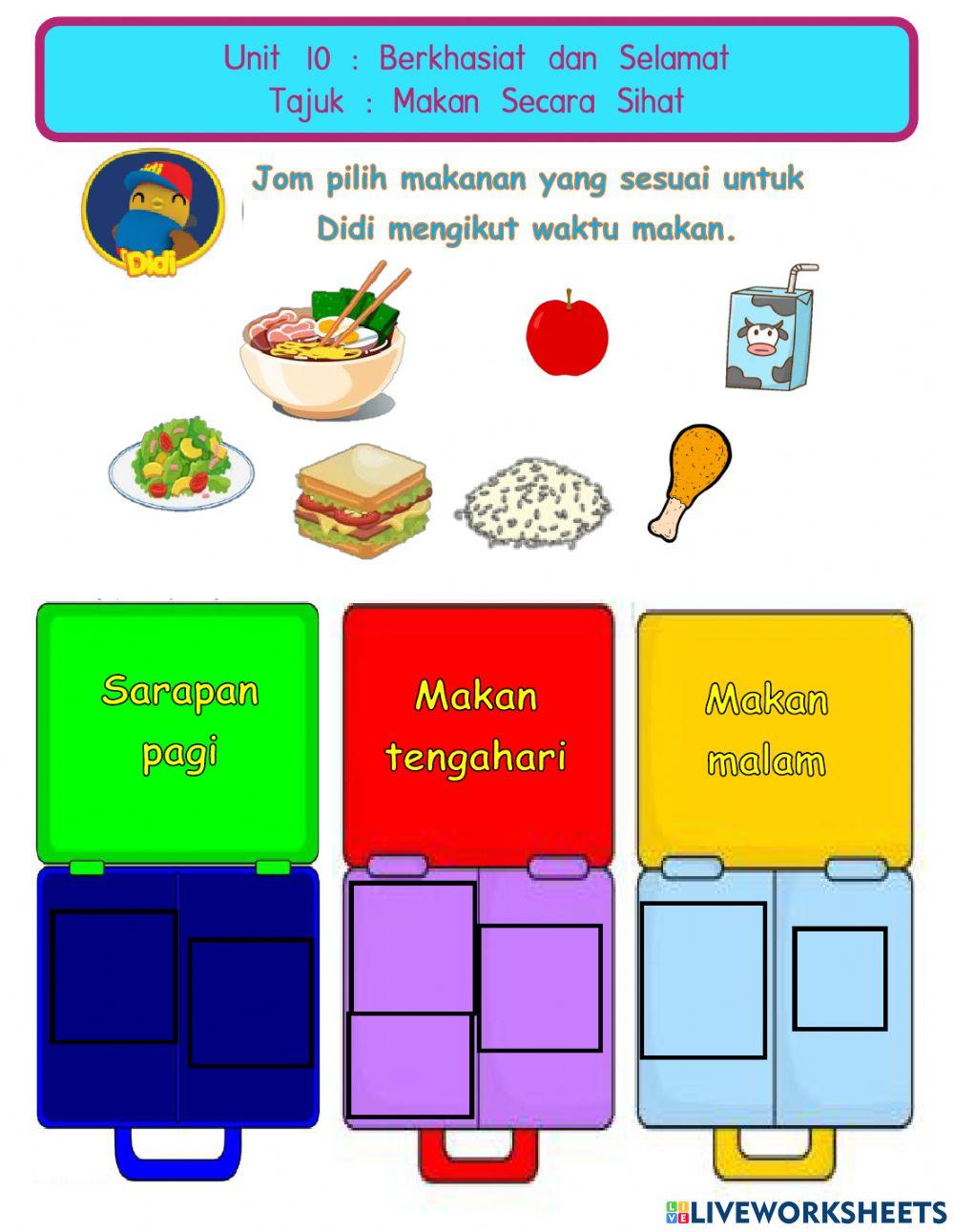 Makan secara sihat 1