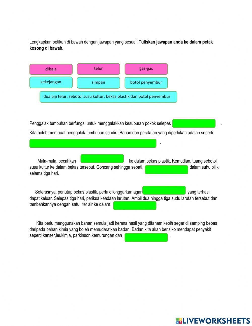 Cara membuat penggalak tumbuhan