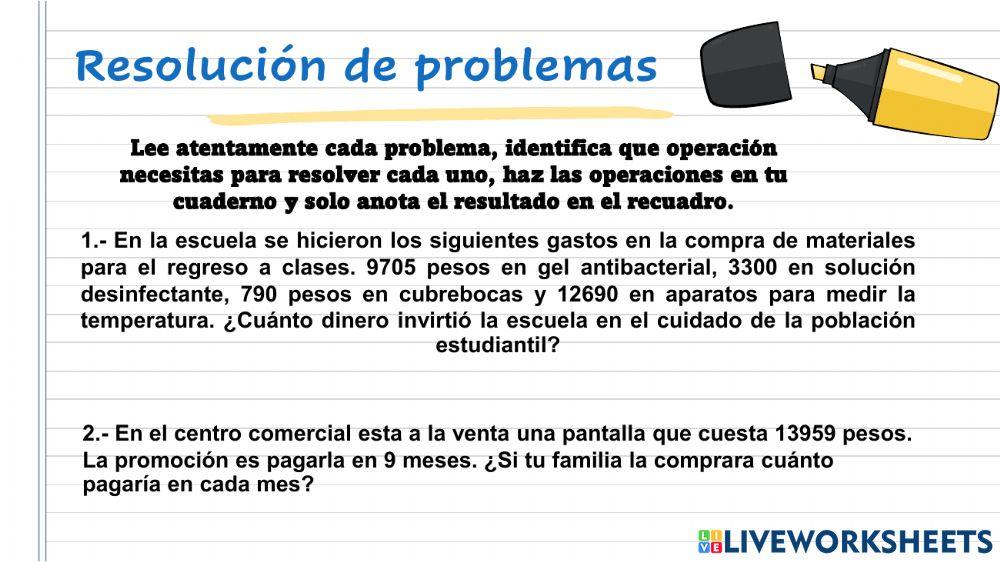 Resolución de problemas