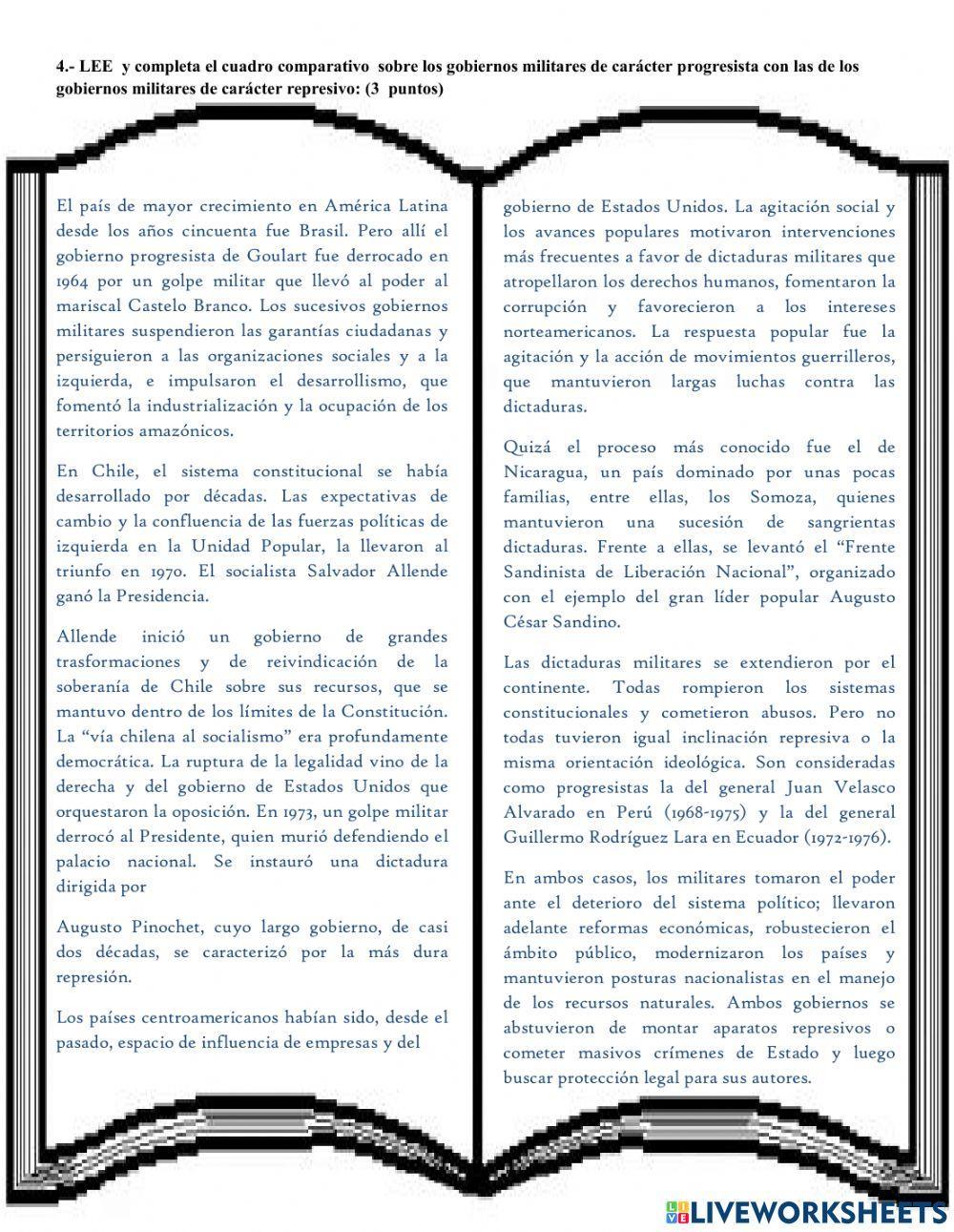 Dictaduras militares