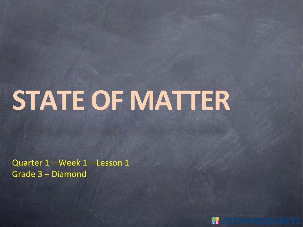 State of Matter