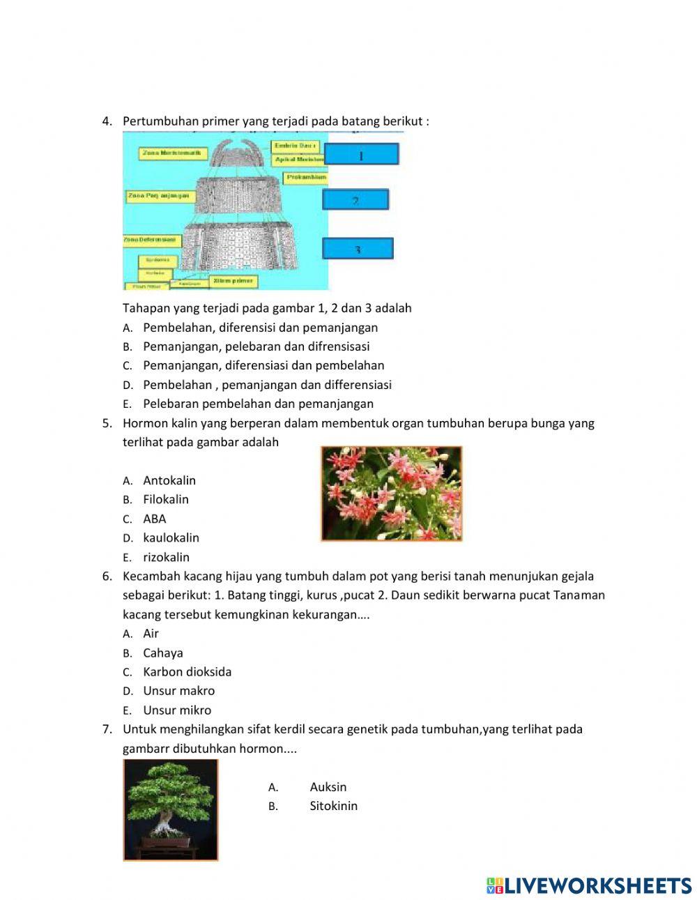 Soal Evaluasi BAB 1 Kelas XII IPA