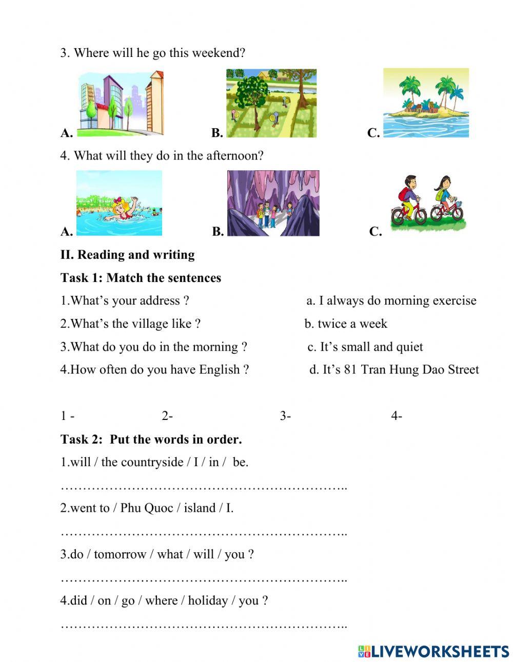 Midterm test English 5