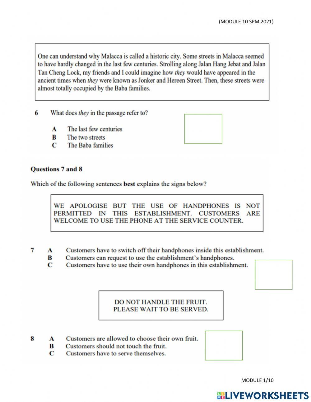 Module 1.10 (paper 1 part 1)