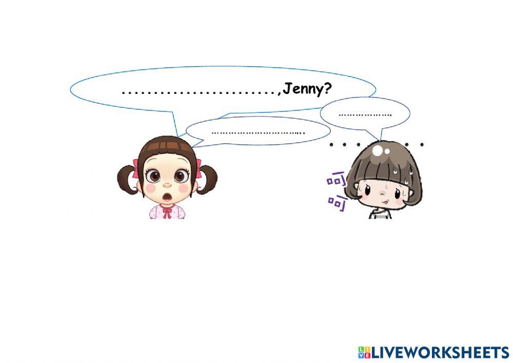 What's the matter, Jenny?