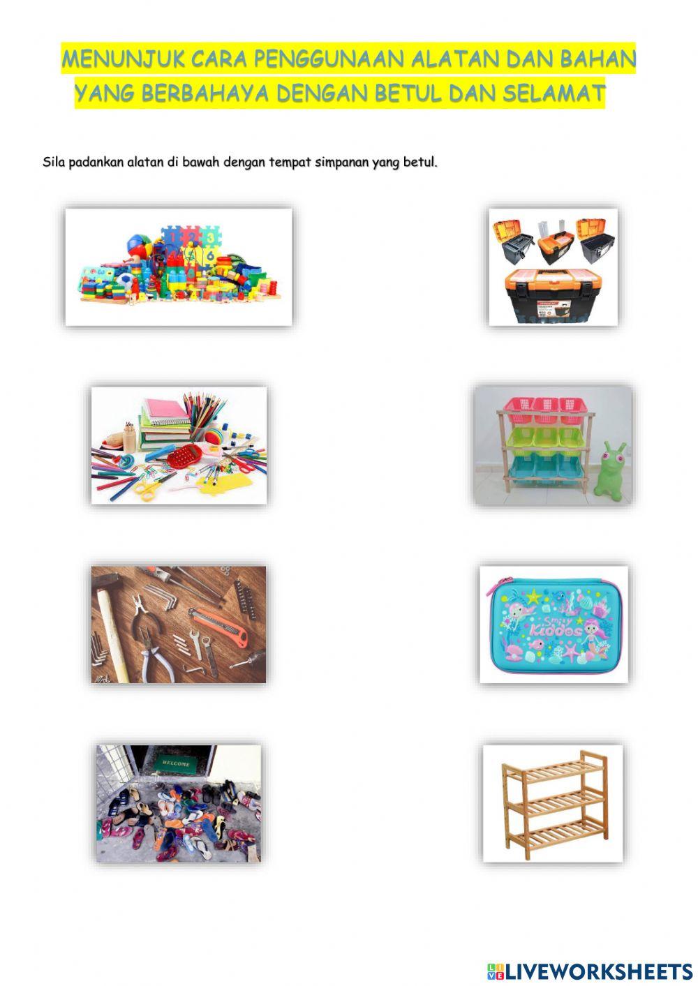 Penggunaan alatan dengan betul