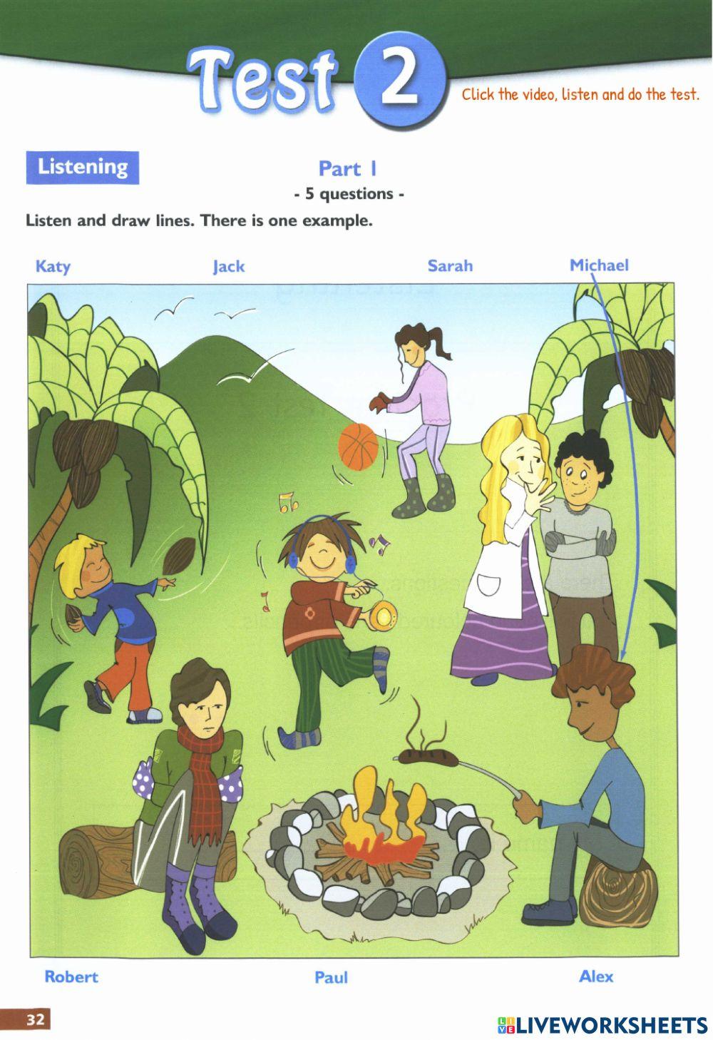 Flyers Listening Test 2