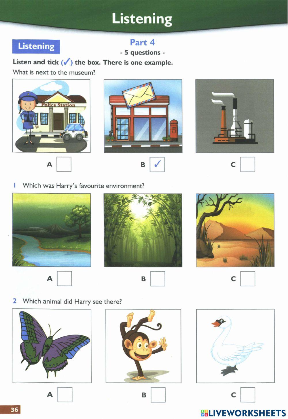 Flyers Listening Test 2