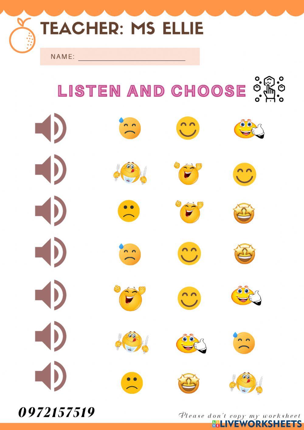 Feelings and emotions