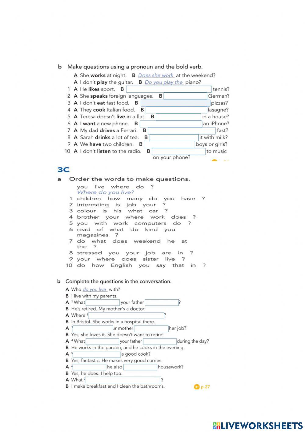 E file elementary grammar unit 3