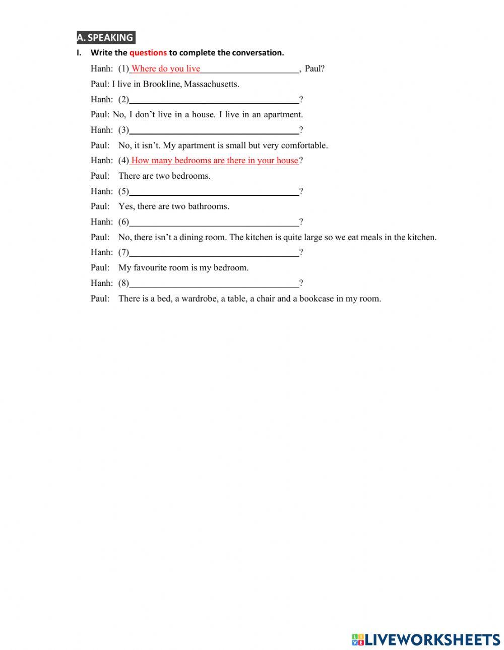 MLH6 - Unit 2 - My house - BII-IV-C-I