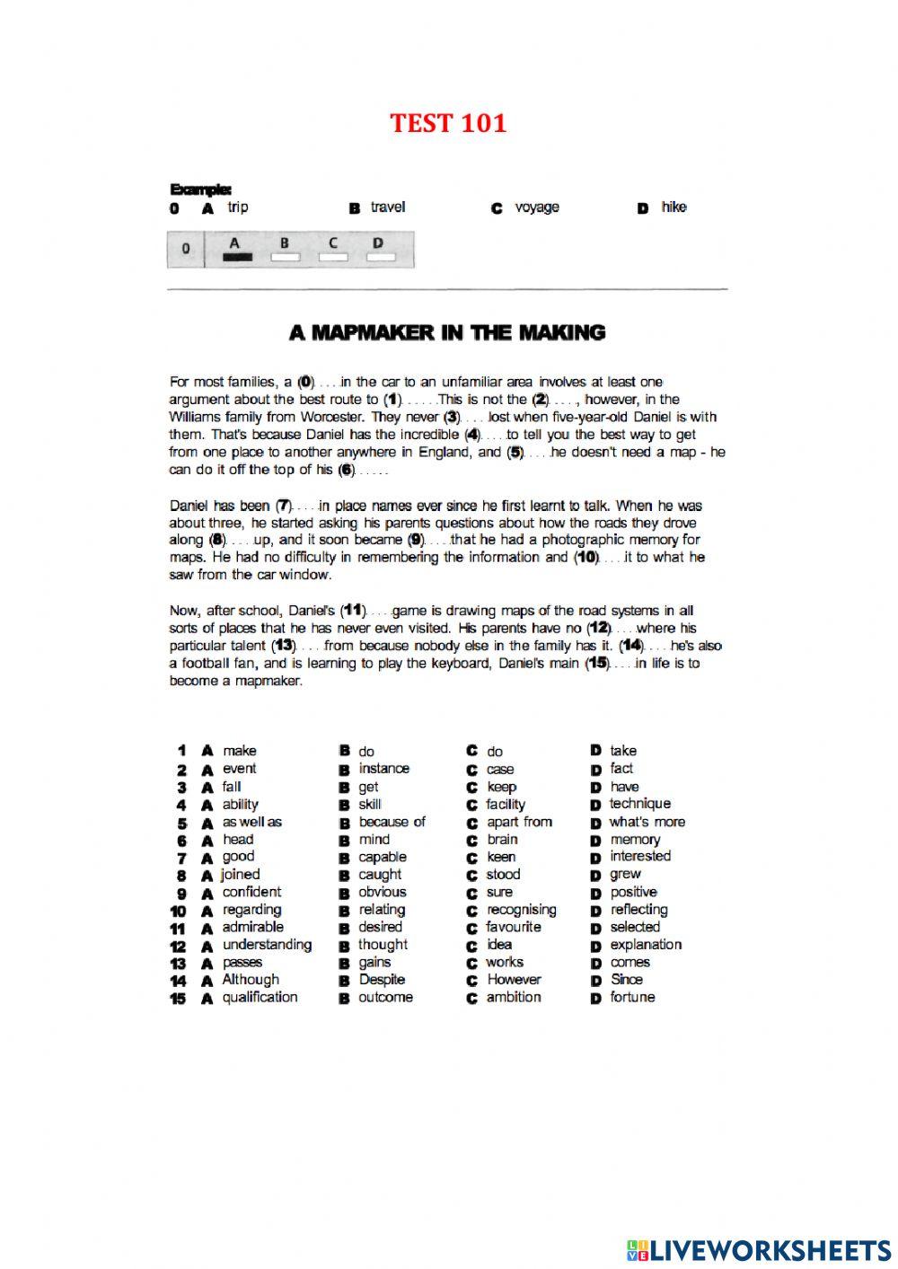 Use of English part 1 - Test 95-103