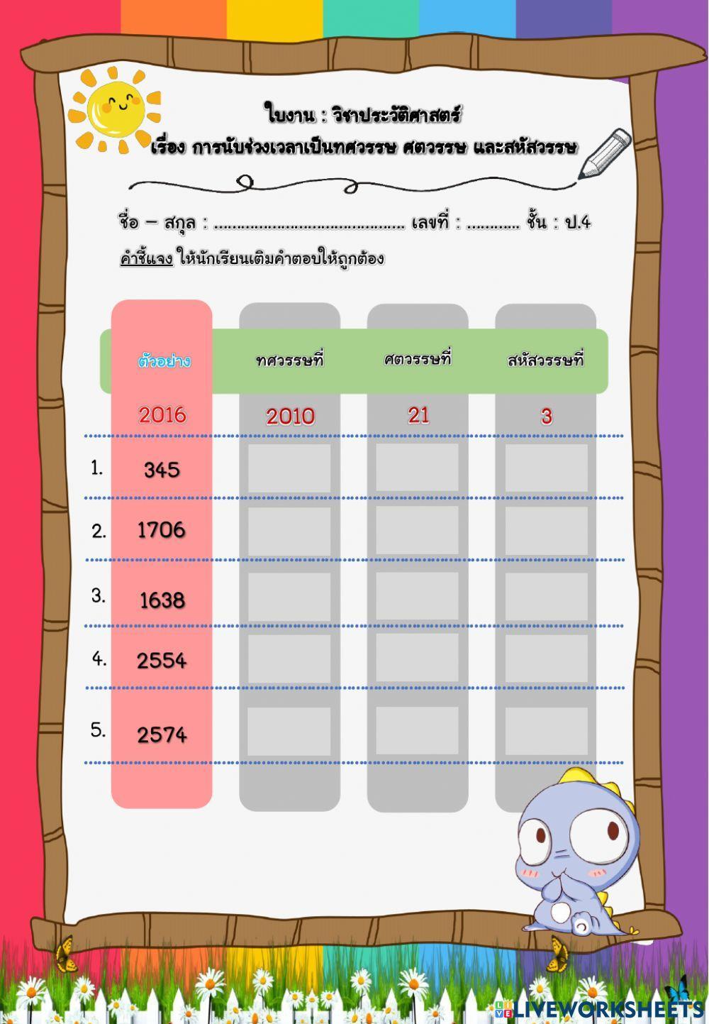 การนับช่วงเวลาเป็นทศวรรษ ศตวรรษ และสหัสวรรษ