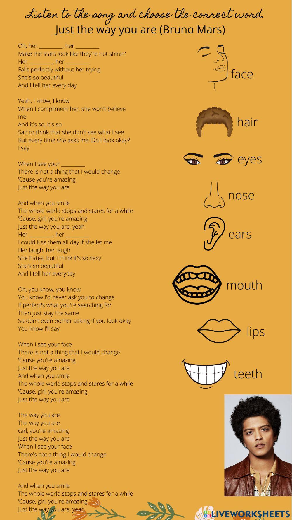 Just the way you are - Bruno Mars