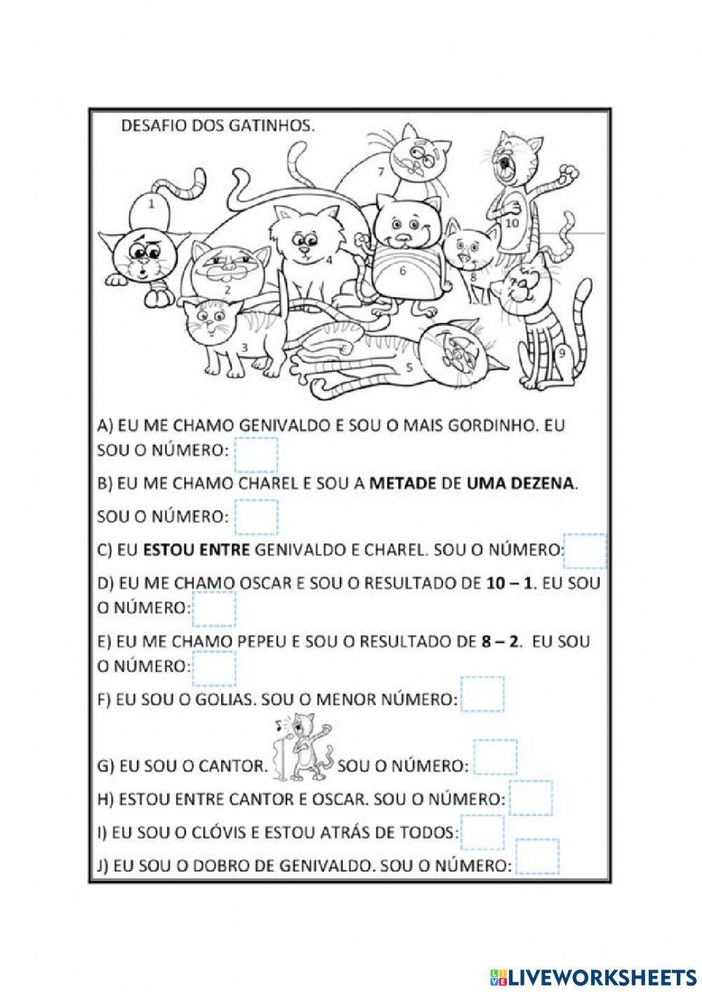 Desafio dos gatinhos