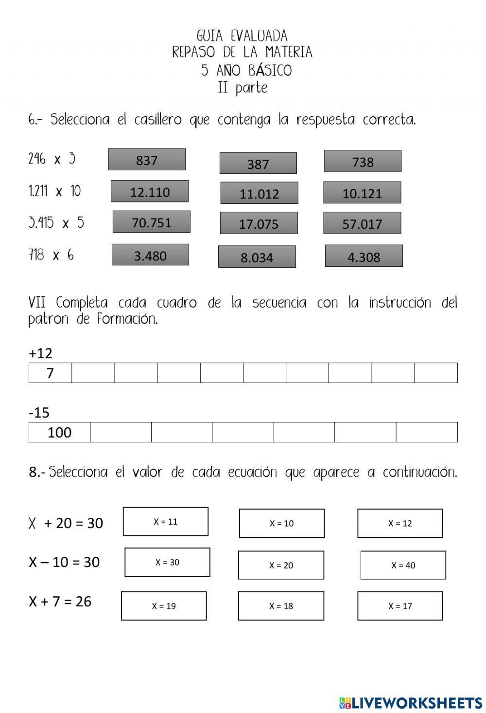 Guia de 5° ii parte