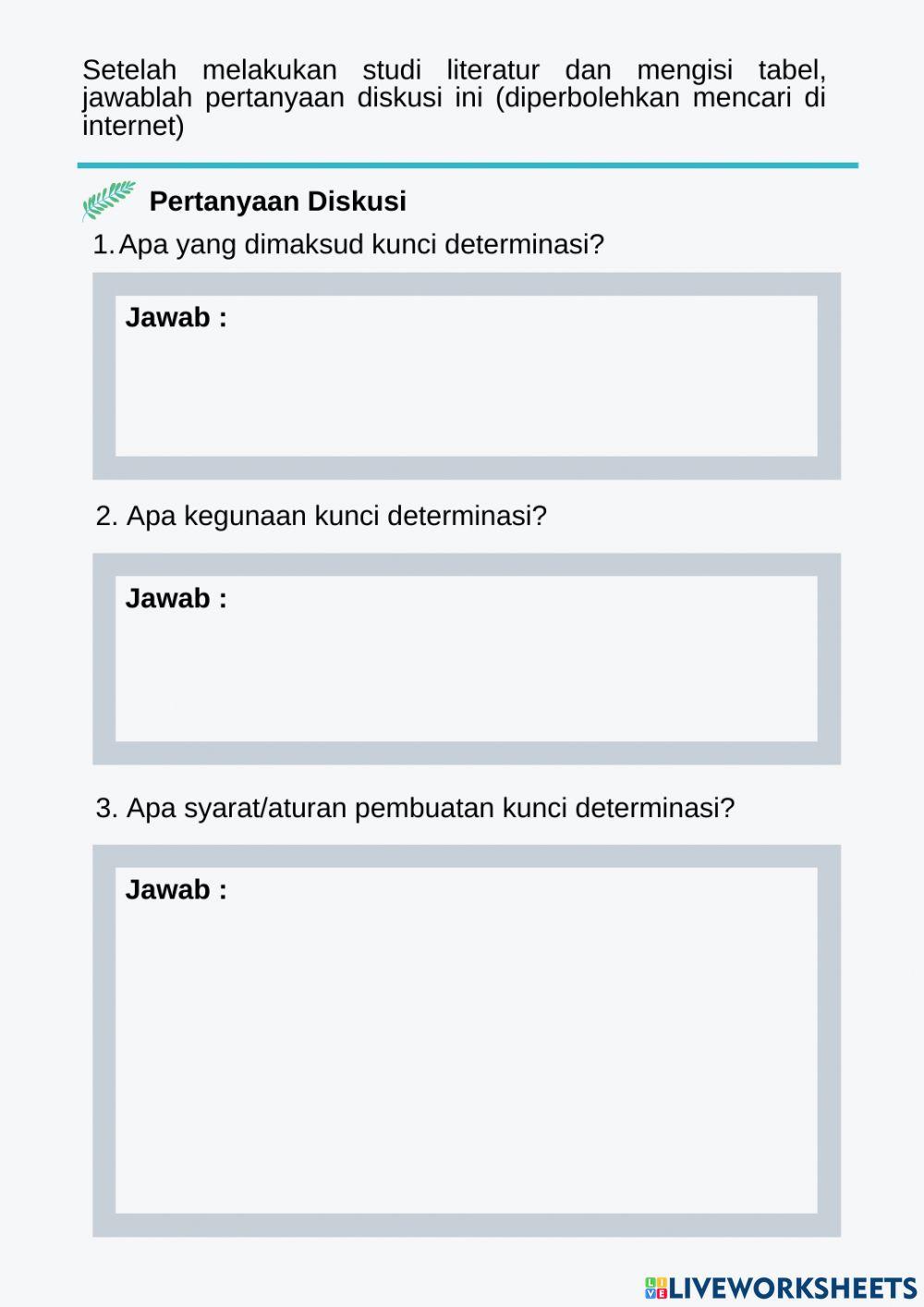 LKPD Kunci Determinasi 1