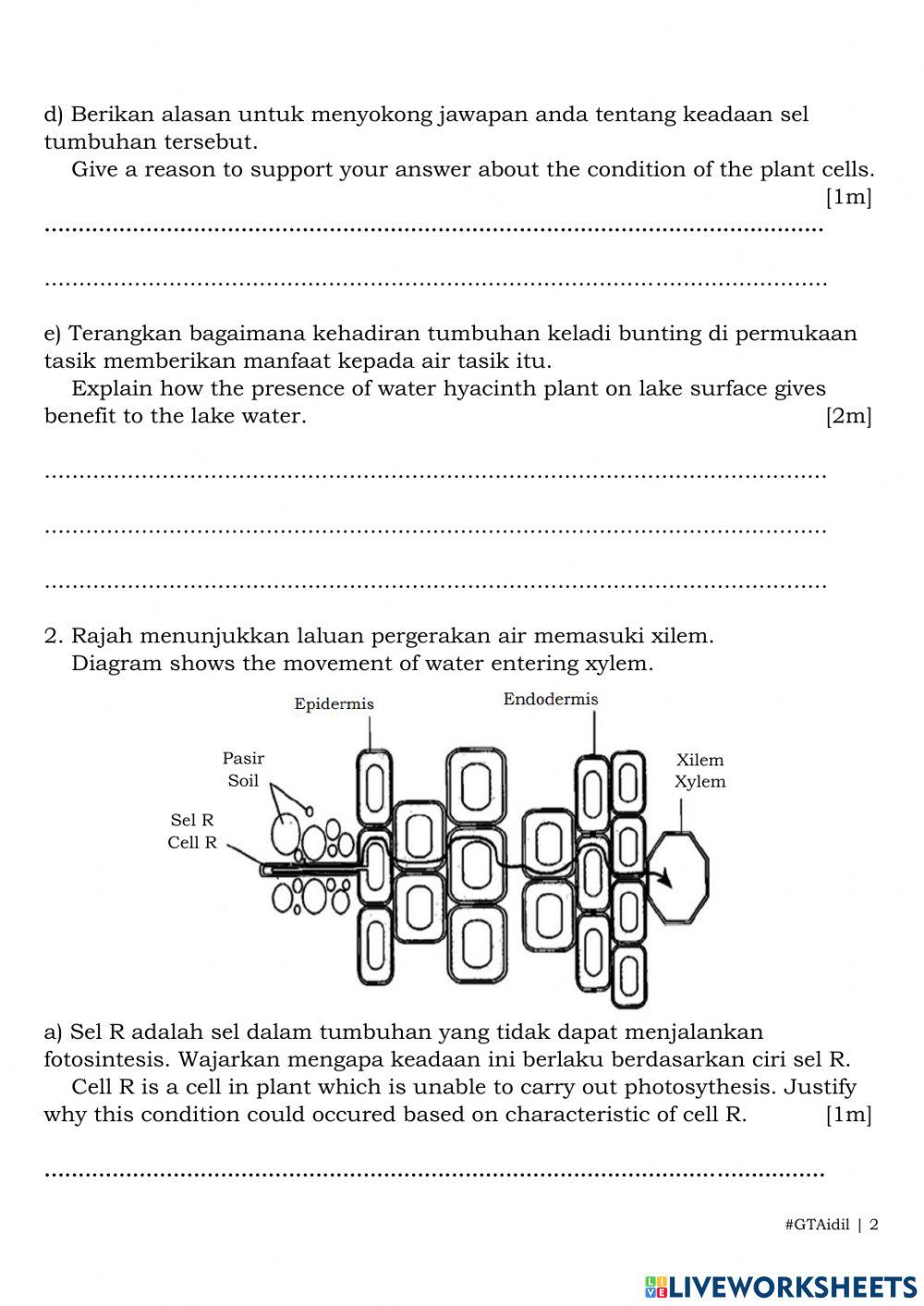 T5 Biologi K2 Bhgn A