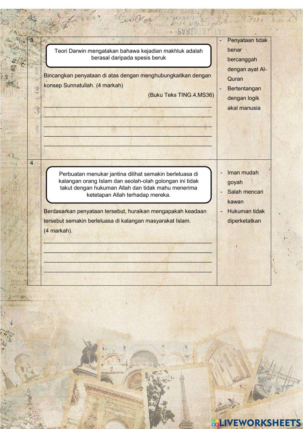 Pelajaran 5 : tingkatan 4