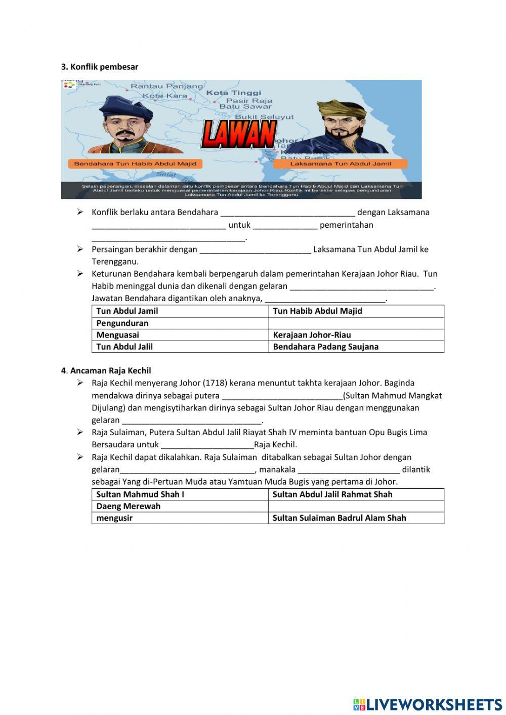 6.1 Kesultanan Johor Riau