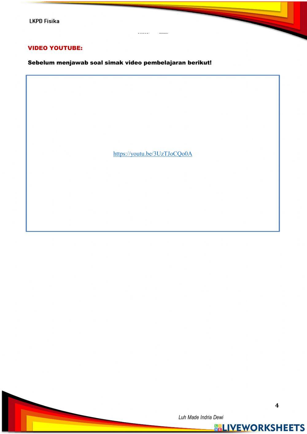 LKPD Kelompok Jenis-jenis Gaya