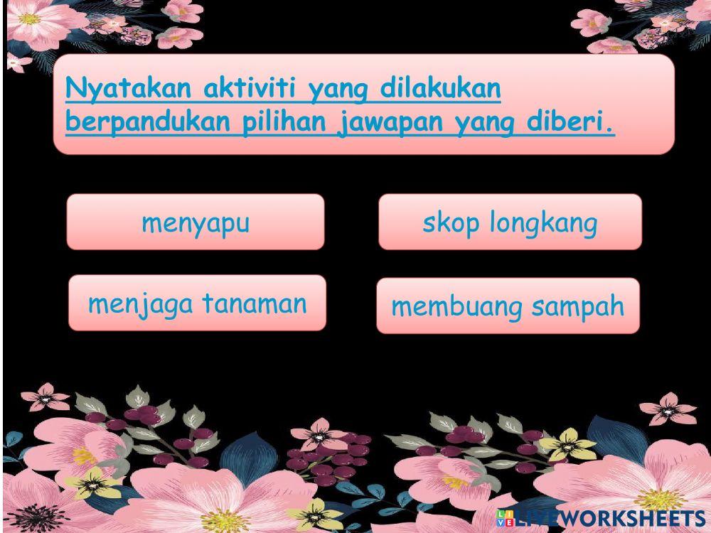 Kebersihan luar bilik darjah