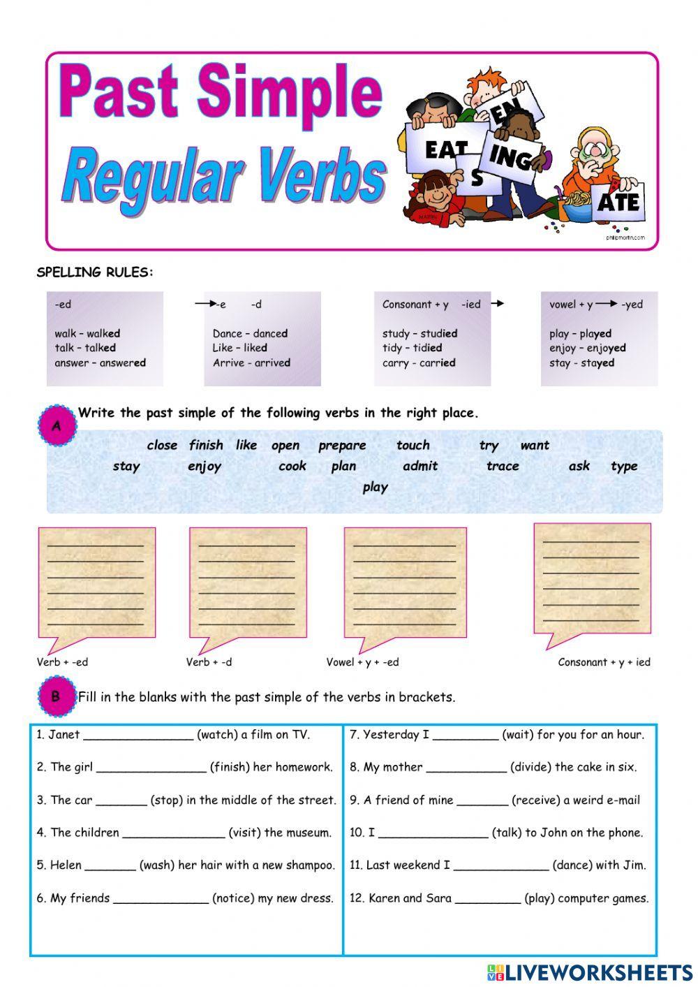 REGULARS VERBS 