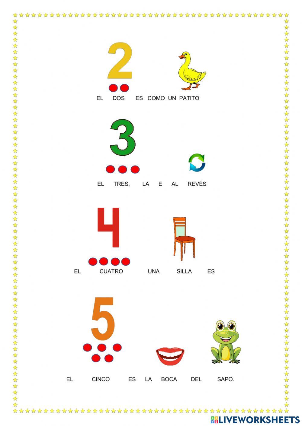 Canción: Los números